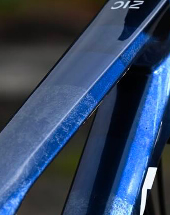 Peinture custom sur Orbea - Photo : Benjamin Pierlot